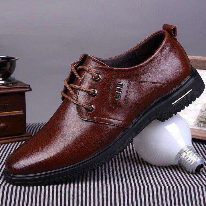 Mens Fashion Casual Leather Soft Sole Insole High Shoes | Confetti Living