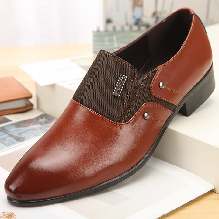 Men's Fashion Casual Pointed Toe Leather Shoes