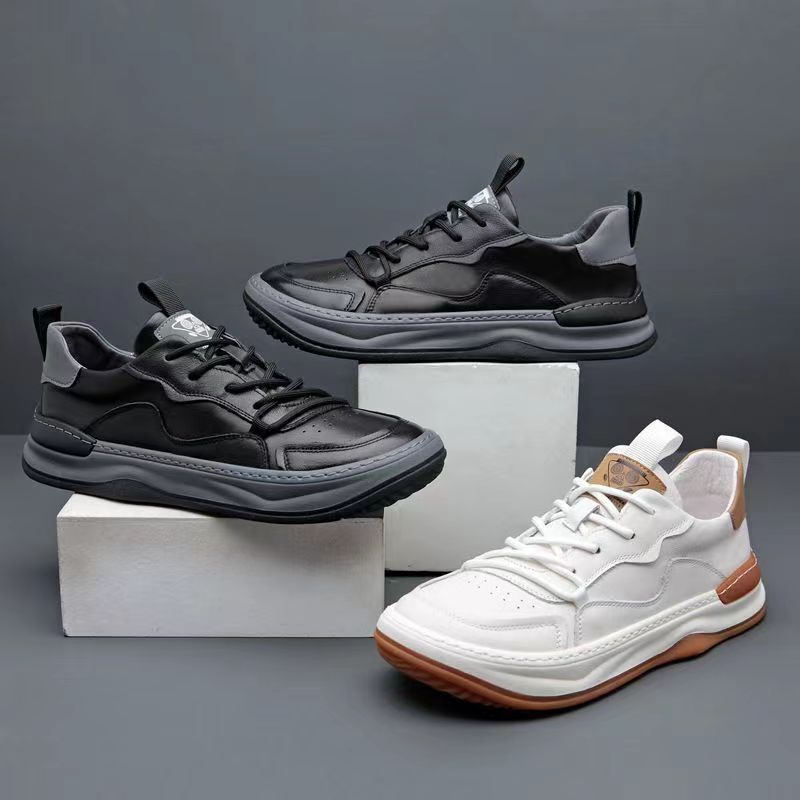 Men's Cowhide Leather Casual Shoes | Confetti Living