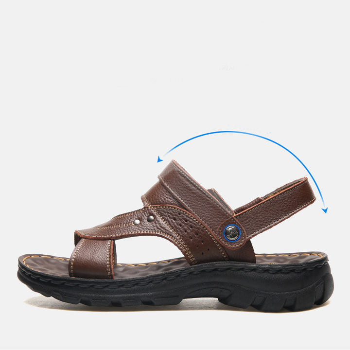 Men's Summer Sandals with Adjustable Back Strap Design