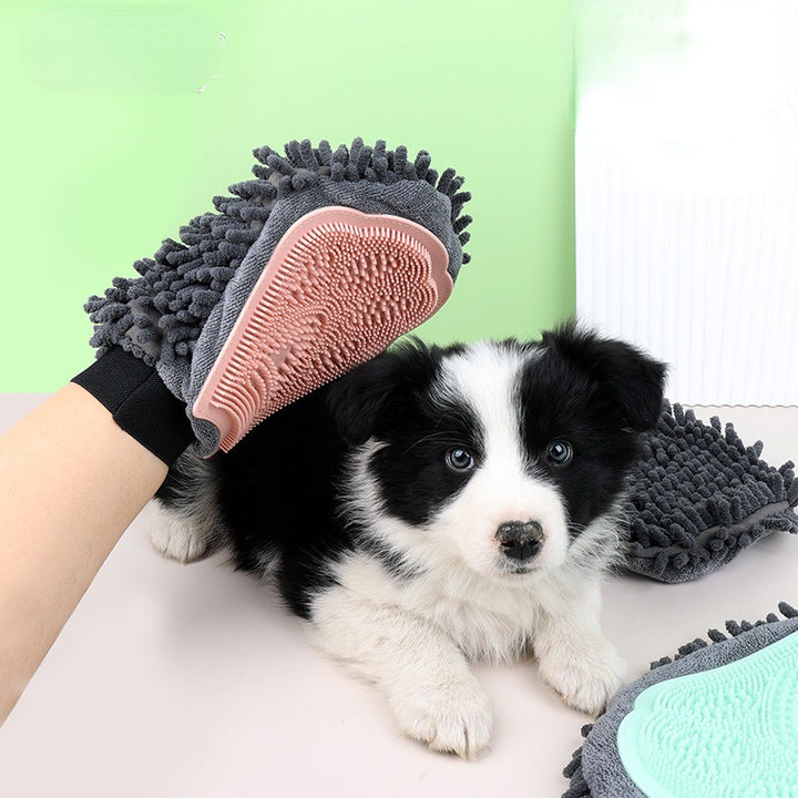 Pet Bathing Brush - 2-in-1 Grooming Glove | Confetti Living