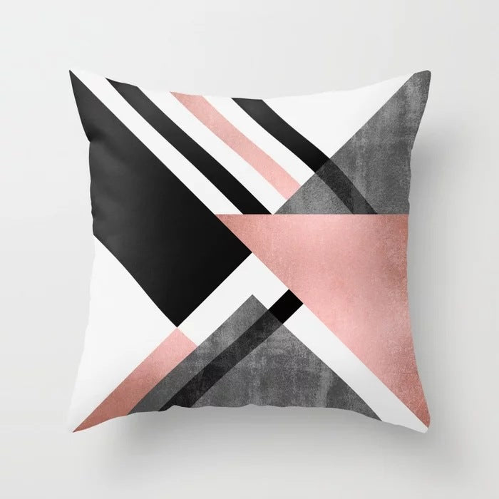Cushion Cover Pastel Geometric Patterns showing Style 1 | Confetti Living