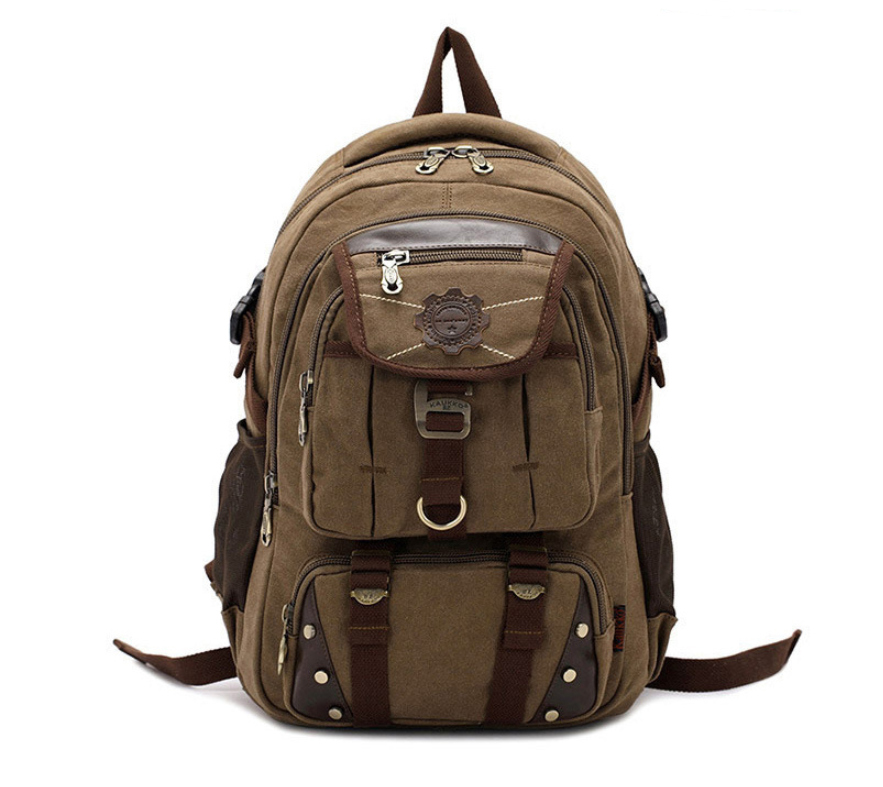 Computer Backpack Large in Dark Khaki | Confetti Living