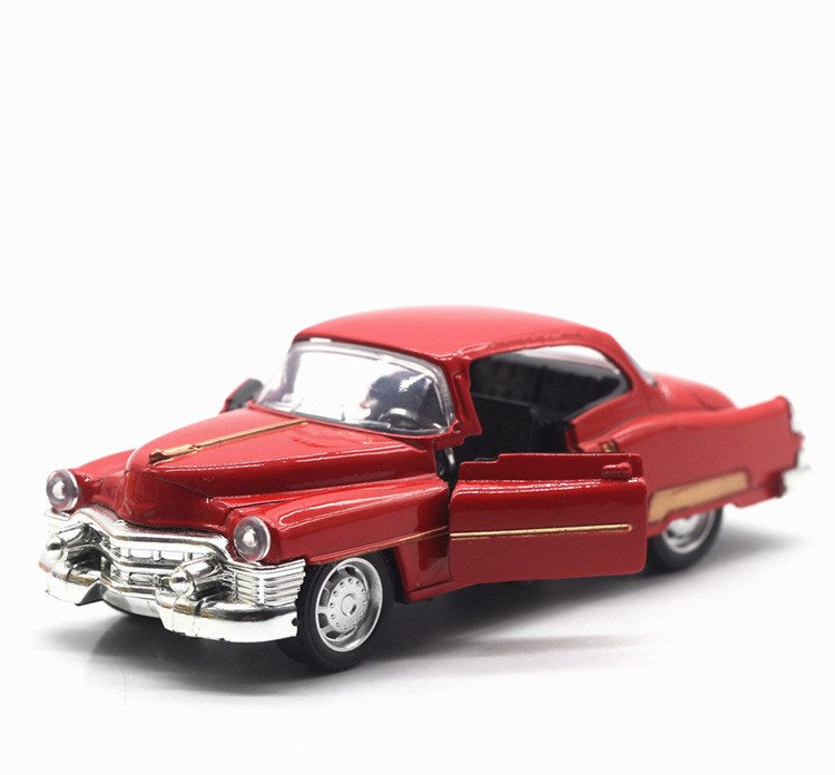Children's Toy Cadillac Model Car with Sound and Light Effects in Red | Confetti Living