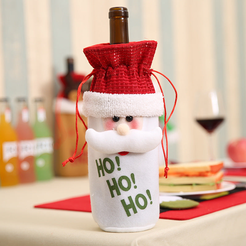 Christmas Wine Bottle Covers Showing Christmas Style | Confetti Living