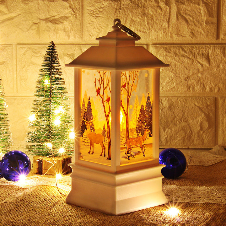 Christmas 3D Electronic Lanterns in White | Confetti Living