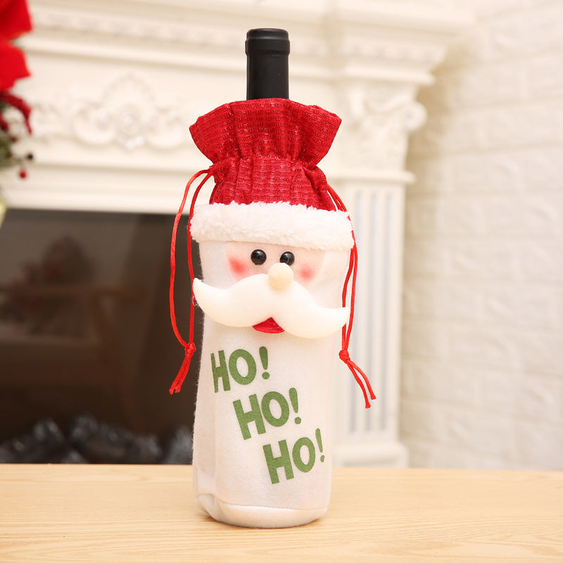 Christmas Wine Bottle Covers Showing Christmas Style | Confetti Living