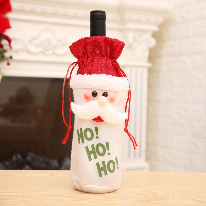 Christmas Wine Bottle Covers Showing Christmas Style | Confetti Living
