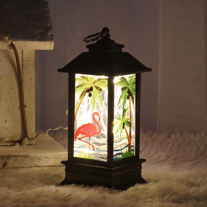 Christmas 3D Electronic Lanterns in Black | Confetti Living
