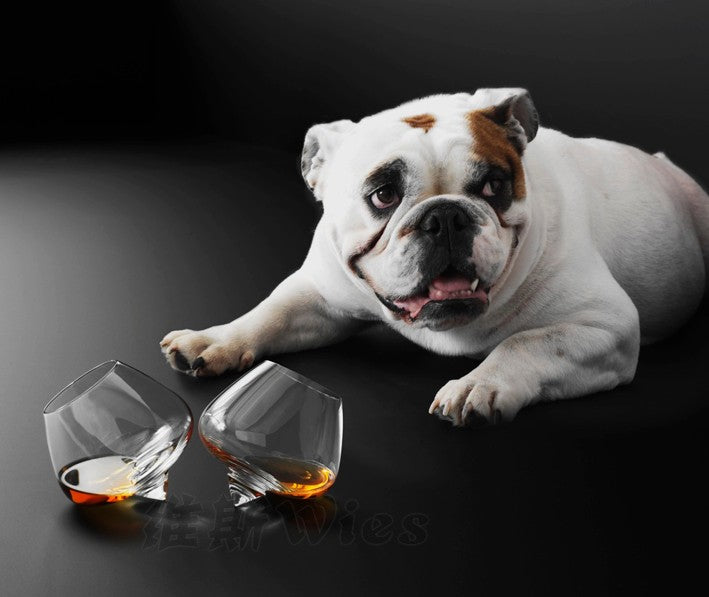 Home Bar Whimsical Crystal Whiskey Glass | Confetti Living