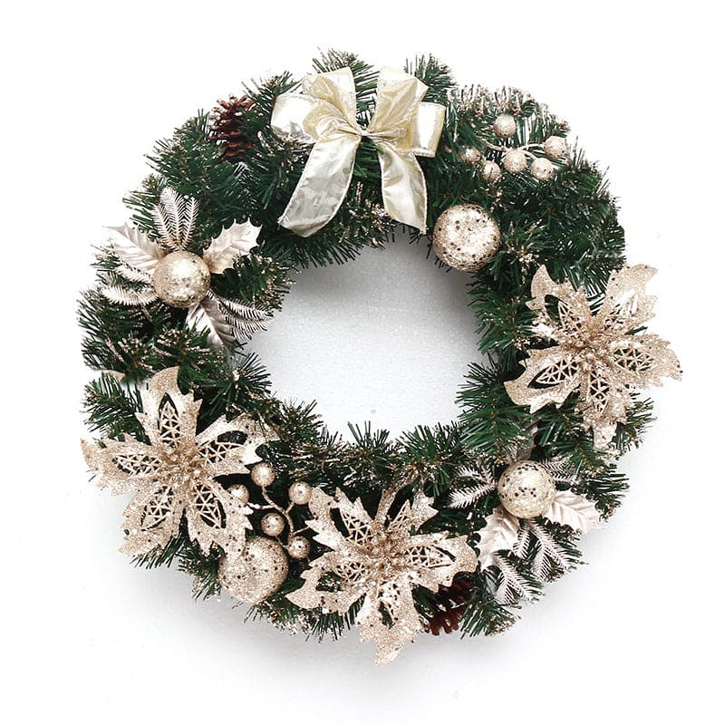 Christmas Silver and Pine Wreath Decoration | Confetti Living