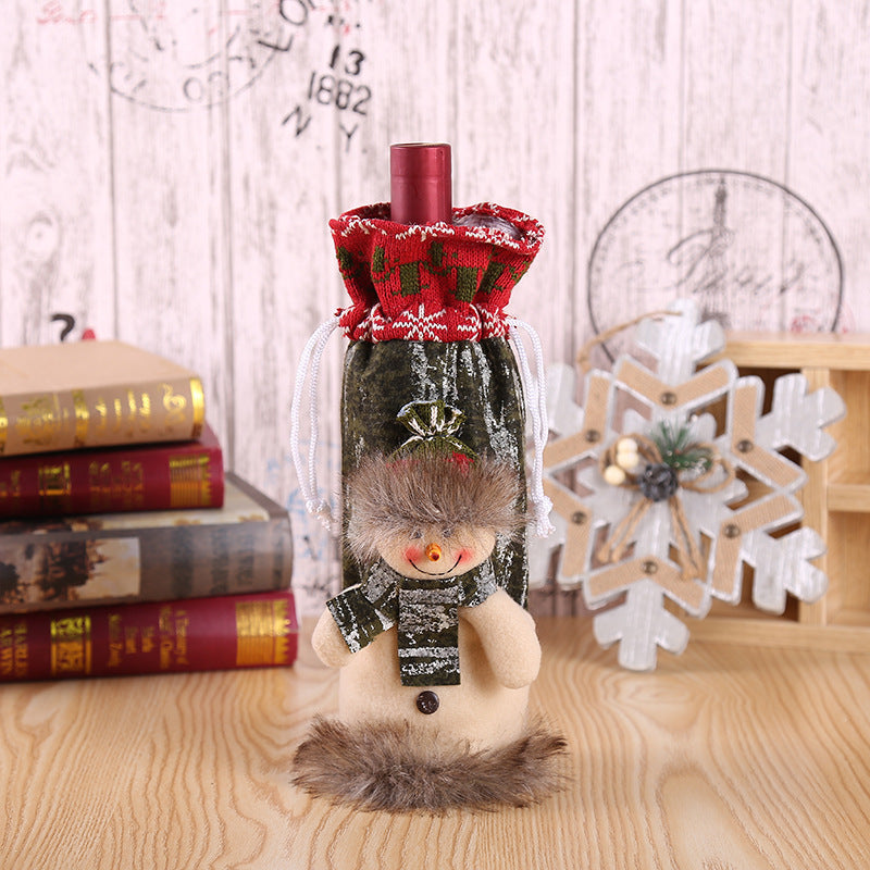 Christmas Wine Bottle Covers Showing Christmas Style | Confetti Living