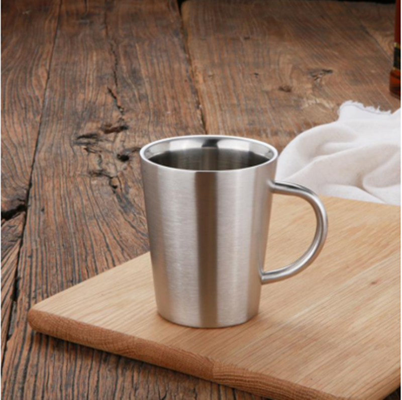 Home Bar Stainless Steel Double Insulated Beer Mug showing Silver Mug | Confetti Living
