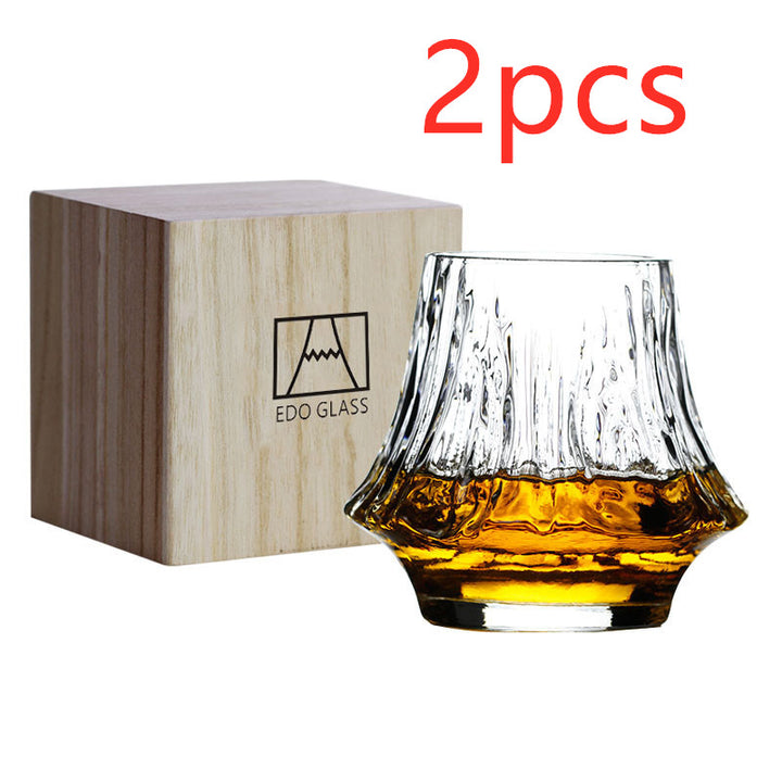 Home Bar Edo Whisky Gass shown with gift box 2 piece | Confetti Living