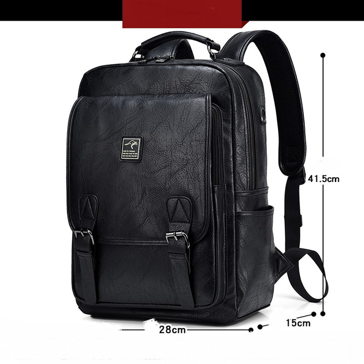 Casual Large-Capacity Computer Backpack Black Bag | Confetti Living