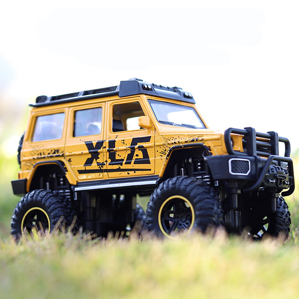 Children's Model Car Alloy Off-Road Vehicle in Yellow | Confetti Living