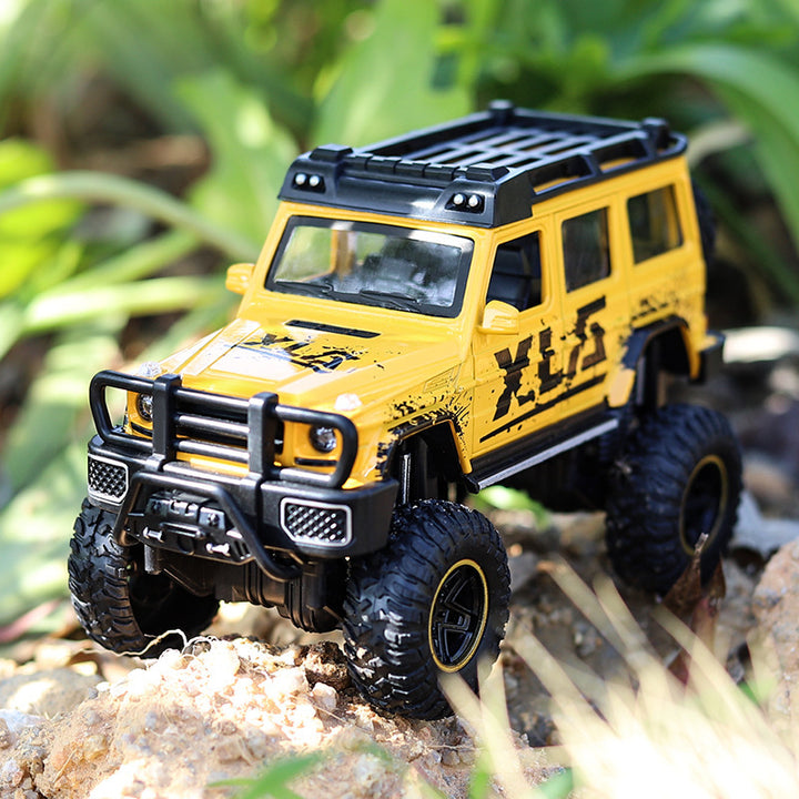 Children's Model Car Alloy Off-Road Vehicle in Yellow | Confetti Living