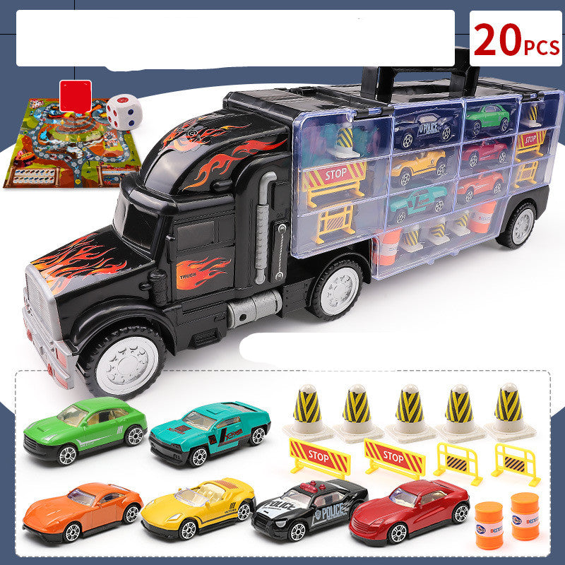 Children's Big Truck Educational Toy 20 piece set C| Confetti Living