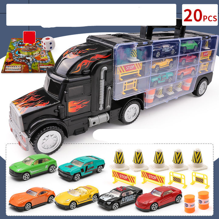 Children's Big Truck Educational Toy set C | Confetti Living