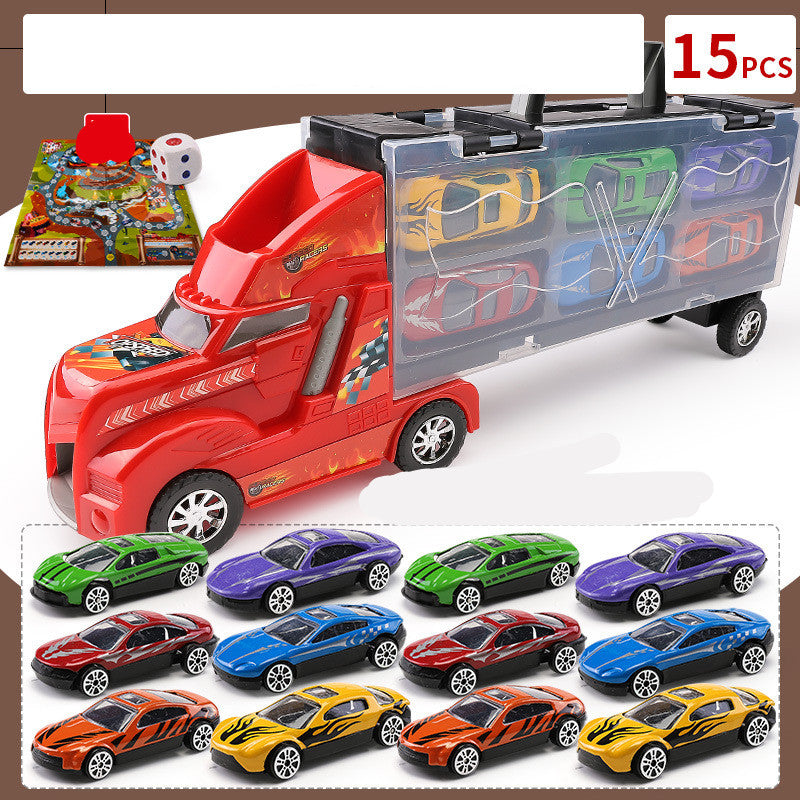Children's Big Truck Educational Toy 15 piece set A| Confetti Living