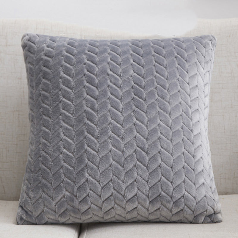 Cushion Cover Nordic Style Flannel in Grey | Confetti Living