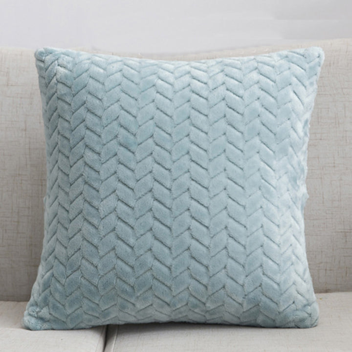 Cushion Cover Nordic Style Flannel in Lake Blue | Confetti Living
