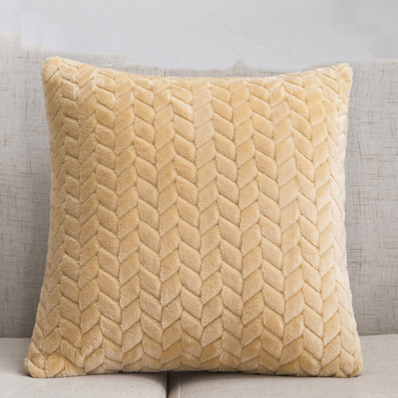 Cushion Cover Nordic Style Flannel in Khaki | Confetti Living