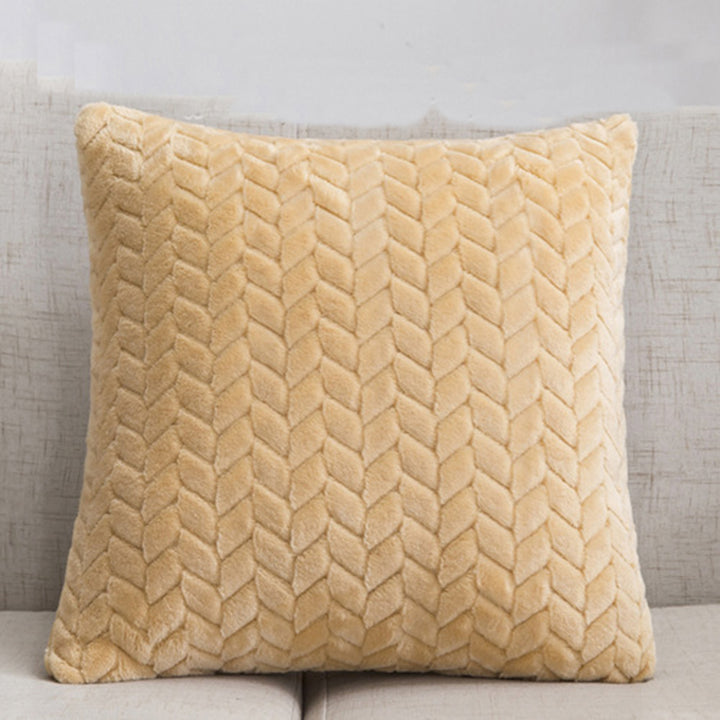 Cushion Cover Nordic Style Flannel in Khaki | Confetti Living