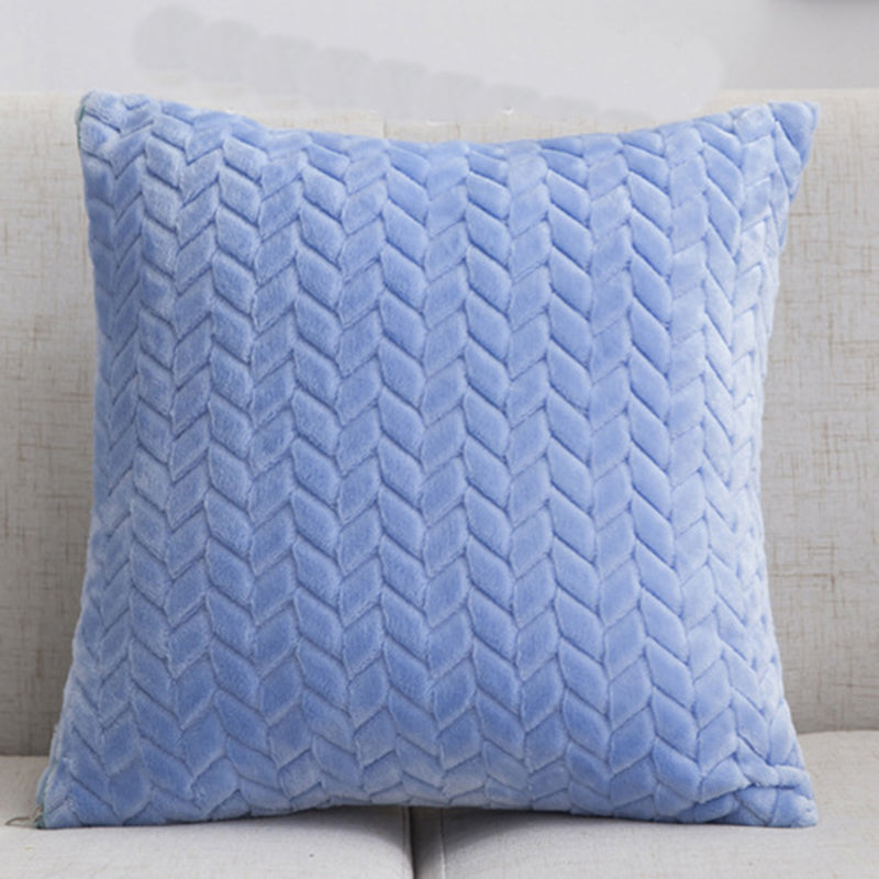 Cushion Cover Nordic Style Flannel in Sky Blue  Confetti Living