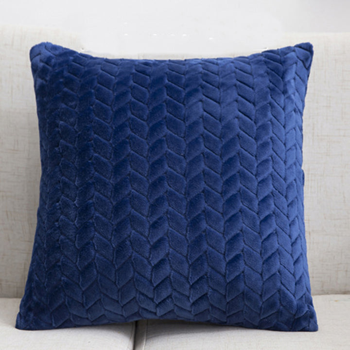 Cushion Cover Nordic Style Flannel in Royal Blue | Confetti Living