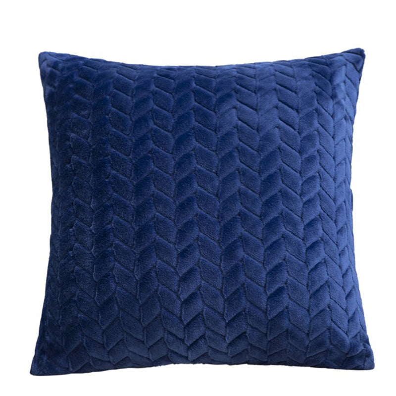 Cushion Cover Nordic Style Flannel in Royal Blue | Confetti Living