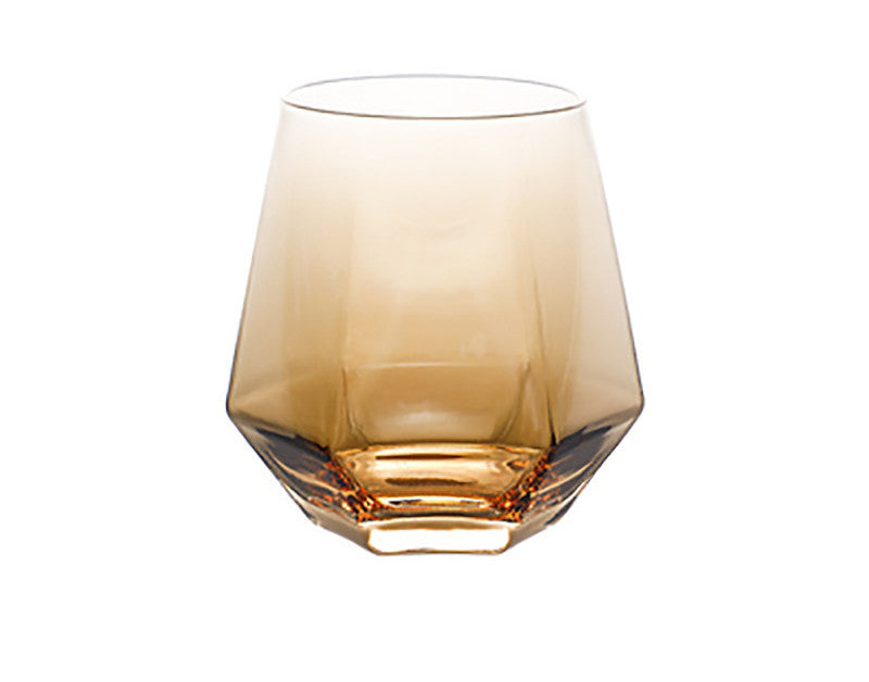 Home Bar Large Capacity Serving Glasses showing Amber Glass | Confetti Living