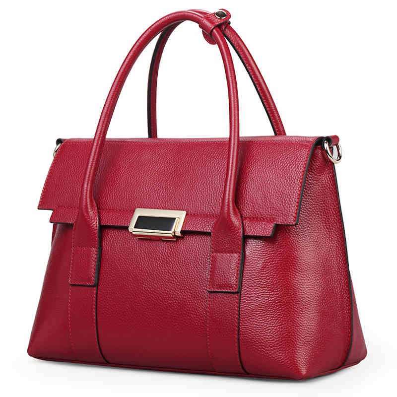 Women's Cruise Leather Messenger Bag in Wine Red| Confetti Living