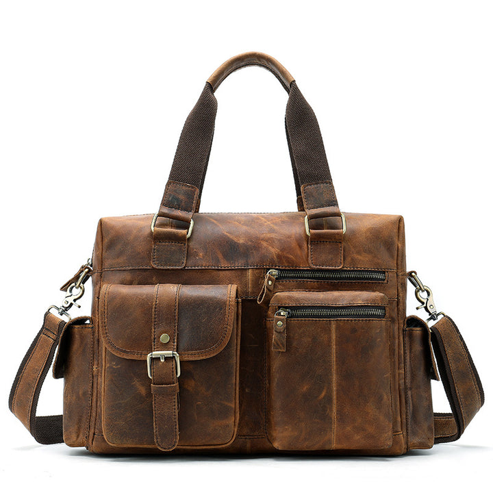 Leather Retro Business Travel Bag | Confetti Living