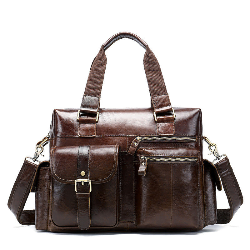Leather Retro Business Travel Bag | Confetti Living