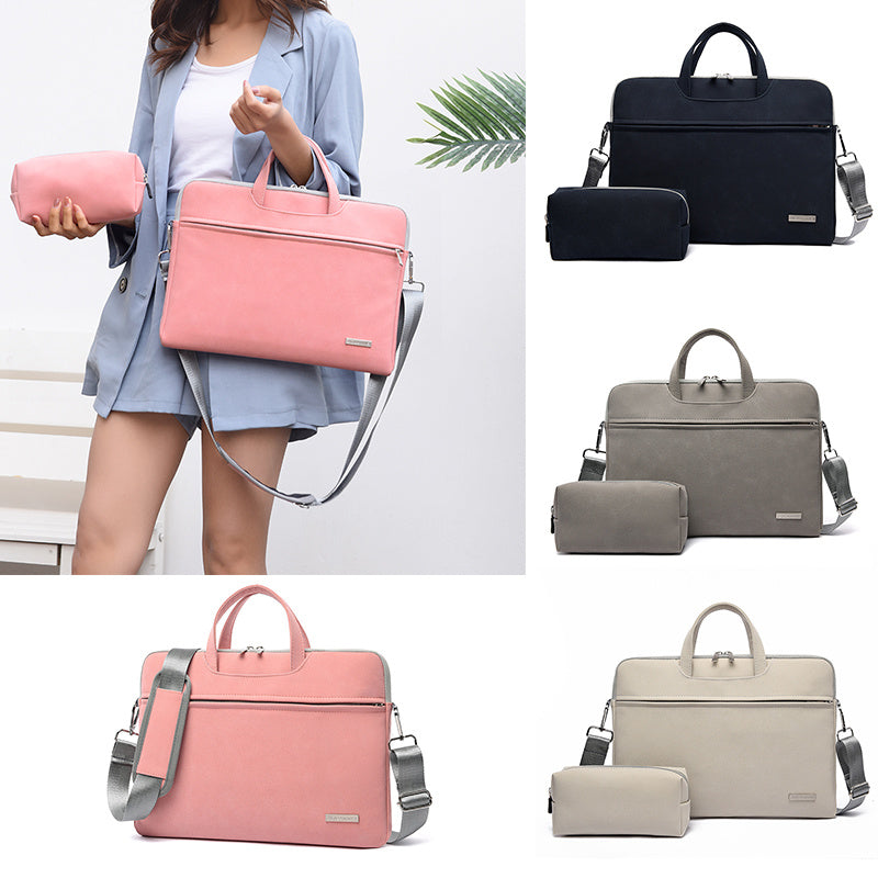 Women's PU Leather Laptop Bag | Confetti Living