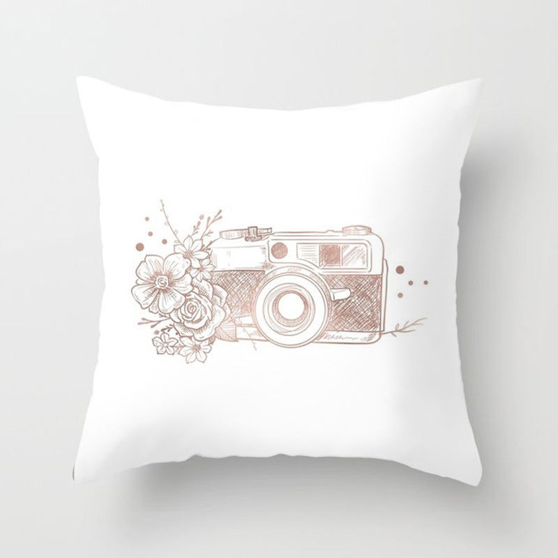 Cushion Cover Pink Tones and Petterns showing Camera Design | Confetti Living