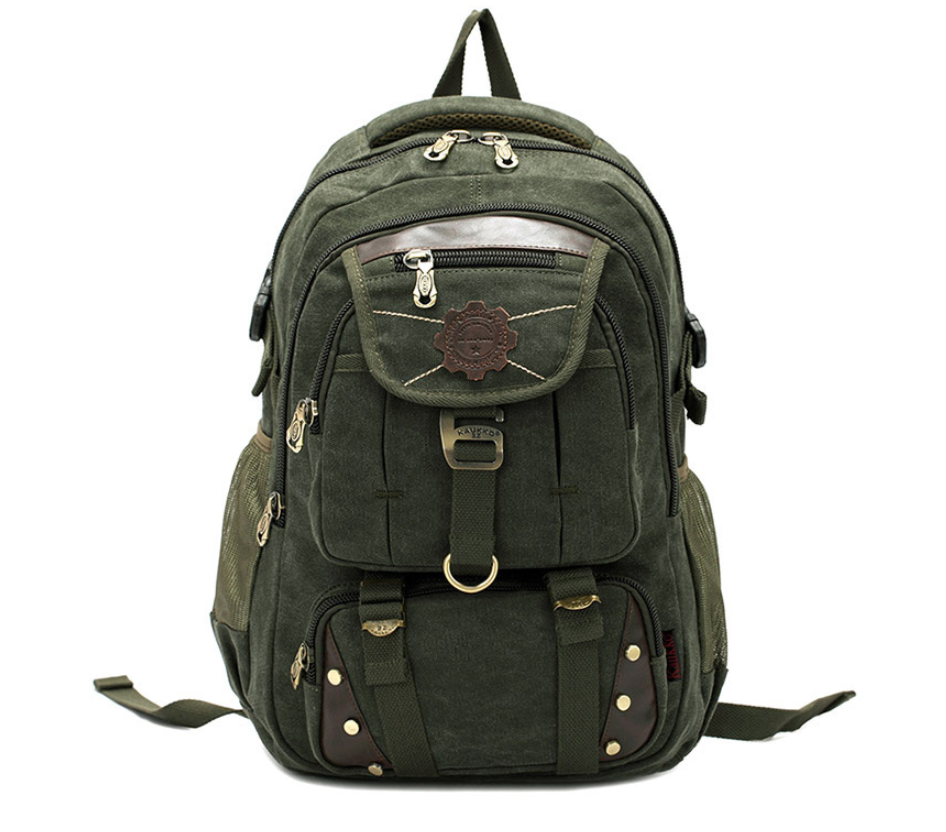 Computer Backpack Large in Military Green | Confetti Living