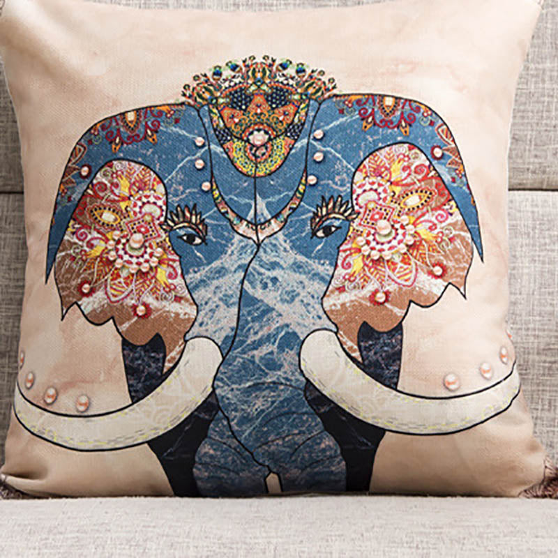 Cushion Cover Elephant Designs showing Earl Elephant Design | Confetti Living