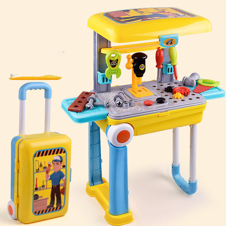 Children's Trolley Play House Scene Toolbox | Confetti Living