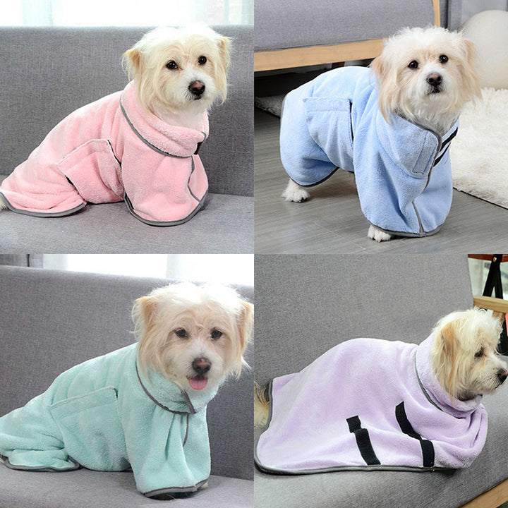 Absorbent Dog Towel and Bathrobe | Confetti Living