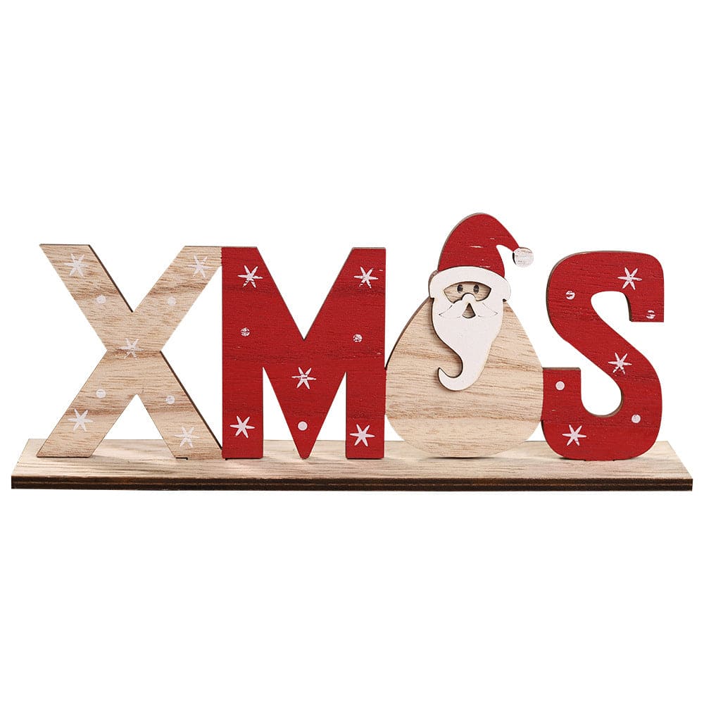 Christmas Wooden Ornaments showing Xmas | Confetti Living