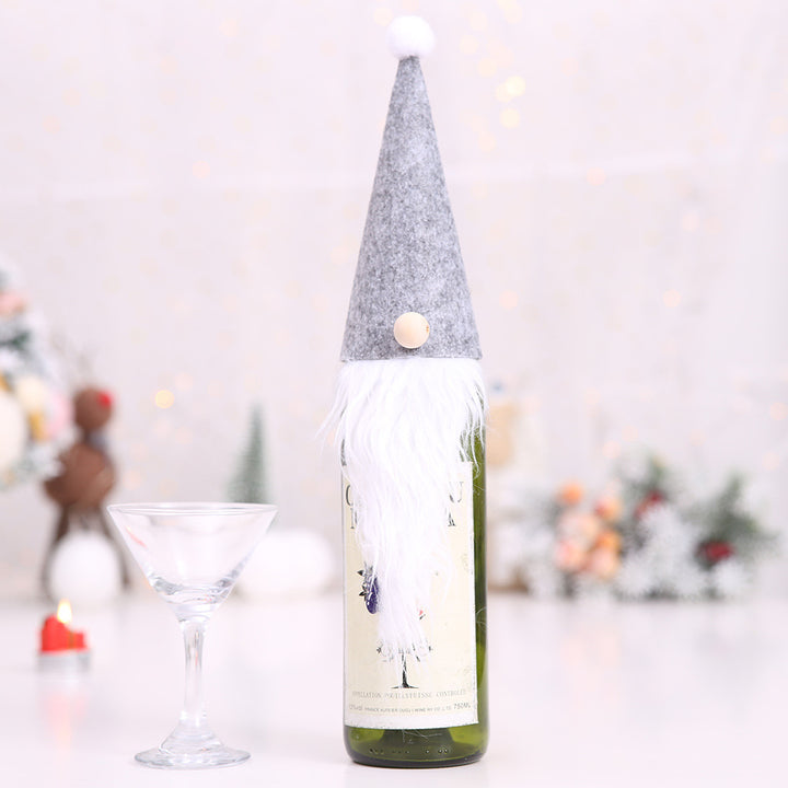 Christmas Wine Bottle Covers Showing Christmas Style | Confetti Living