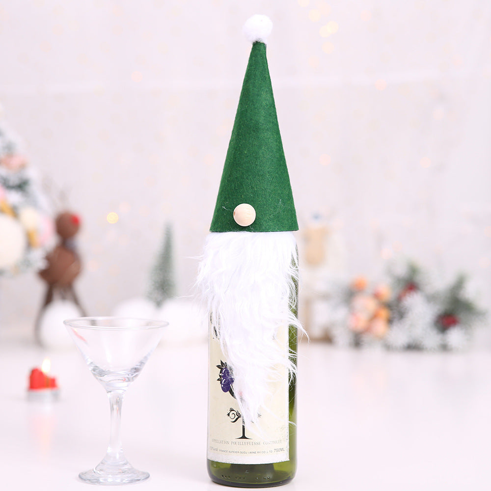 Christmas Wine Bottle Covers Showing Christmas Style | Confetti Living