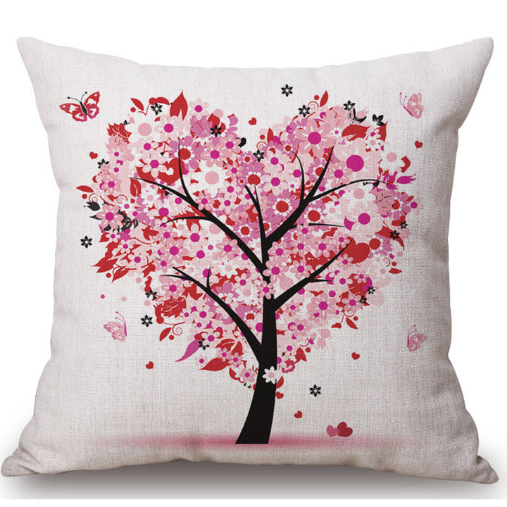 Cushion Cover Cotton with Tree Designs showing Style 9 | Confetti Living