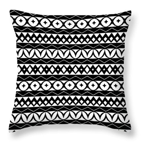 Cushion Cover Simple Black and White Designs showing Striped Patterns Style 3 | Confetti Living