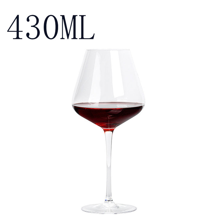 Home Bar Luxury Space Design Wine Decanter showing Red Wine Glass 430ml | Confetti Living