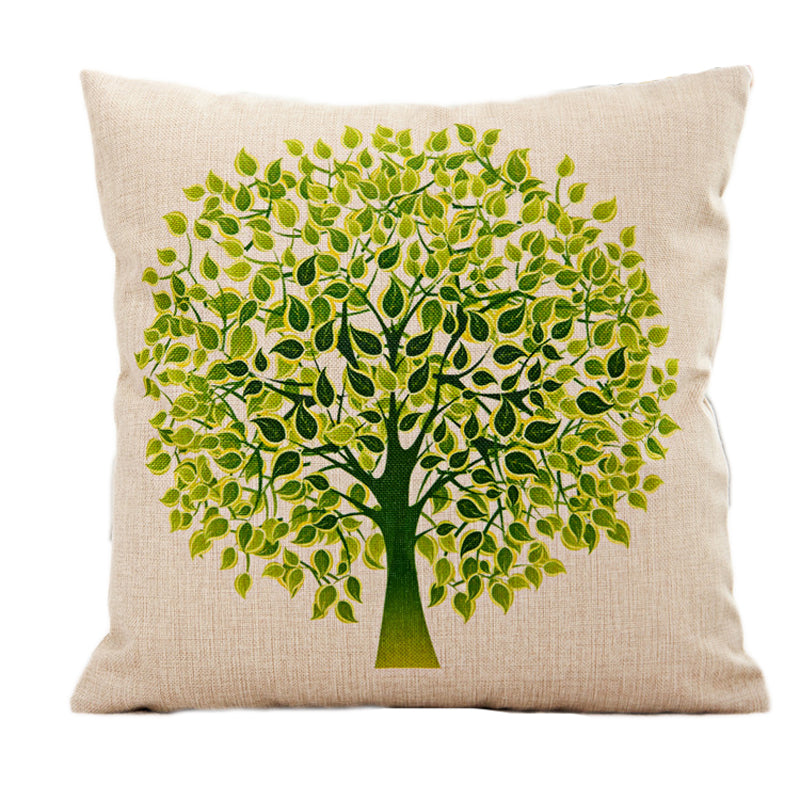 Cushion Cover Cotton with Tree Designs showing Style 2 | Confetti Living