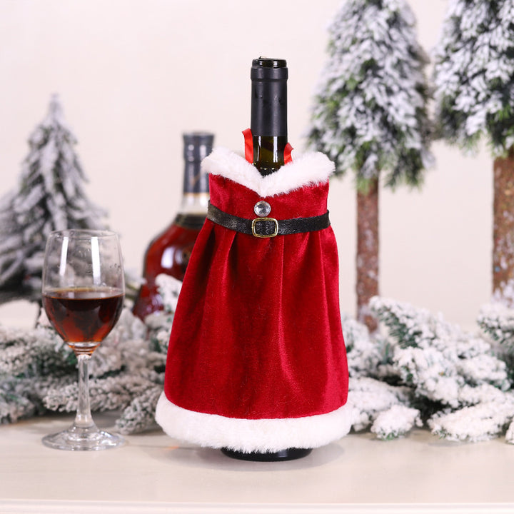 Christmas Wine Bottle Covers Showing Christmas Style | Confetti Living