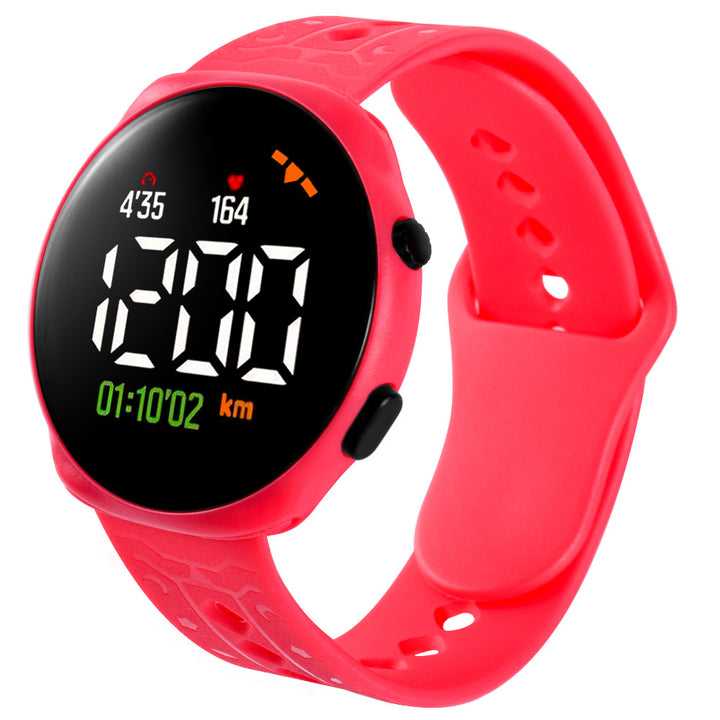 Children's Electronic LED Waterproof Sports Watch in Red | Confetti Living